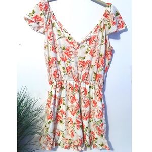 Urban outfitters floral romper